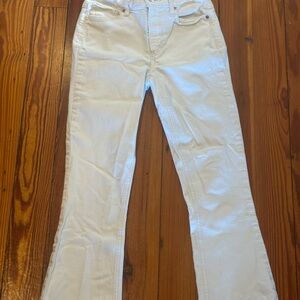 PAIGE Ivory Denim Pants